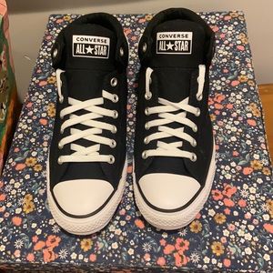 NWOT All Star Converse black and white high tops